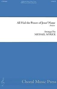All Hail the Power of Jesus' Name SATB choral sheet music cover Thumbnail